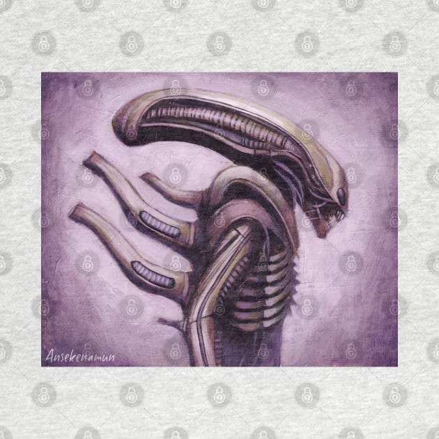 Alien Xenomorph Giger Fanart by Ansekenamun by Ansekenamun